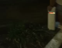 Backwards Hit Hat Tries Leap Frog White Pole In Ground Faceplants at Night