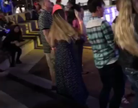 guy dancing on dance floor 