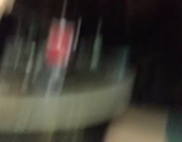 guy in black shirt making himself throw up