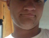 Girl pushes guy before falling down 