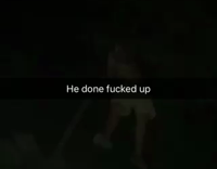 guy hanging from tree falls down 