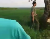 Black Tracksuit Kind Tries Climb Down Tree Branch Breaks Falls