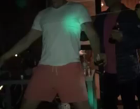 Guy fails at doing the limbo