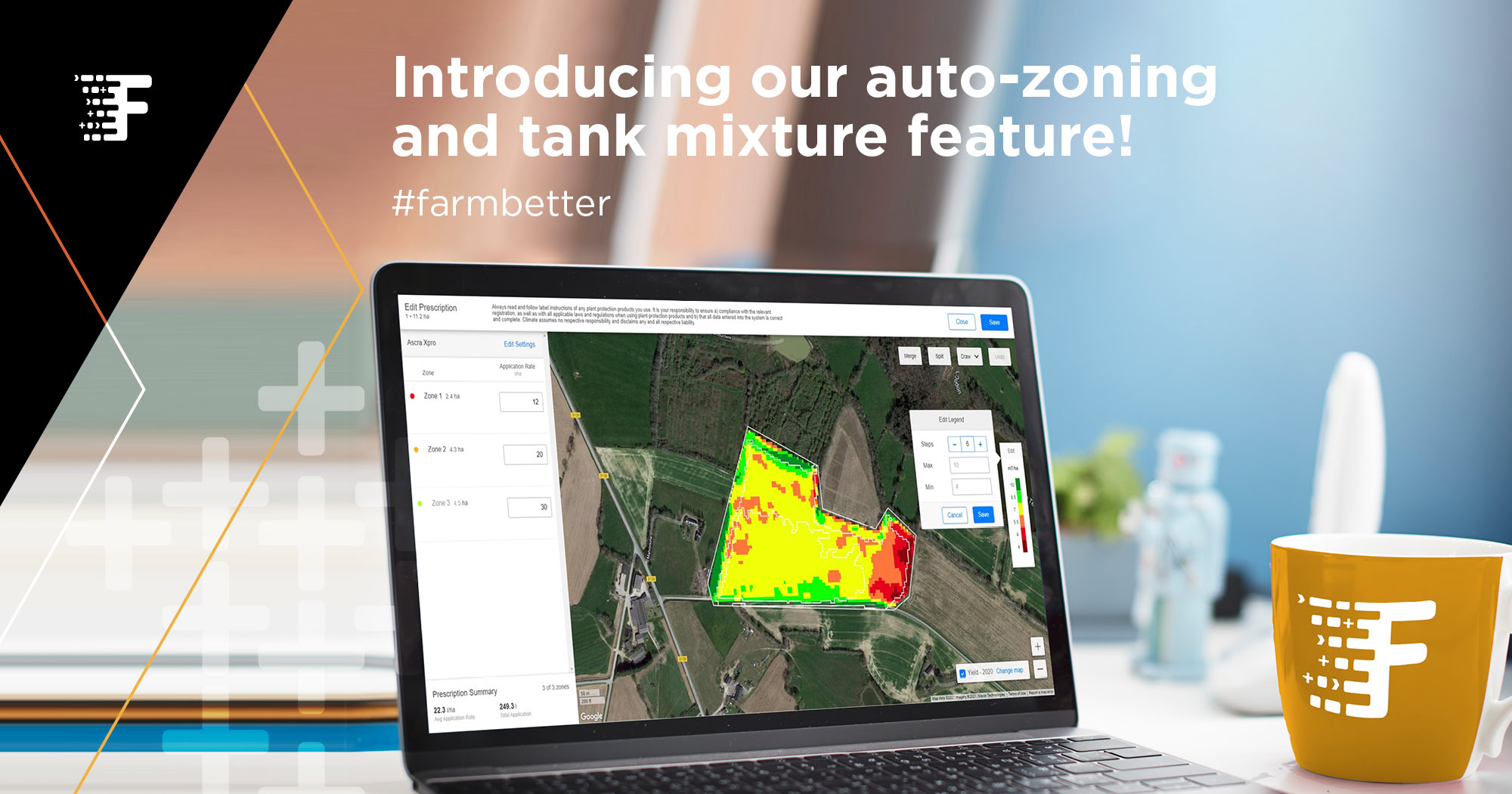Climate FieldView Launches New Autozoning and Tank Mixing Feature