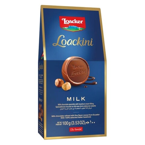 Loacker Loackini Milk Chocolate 100g,0.00