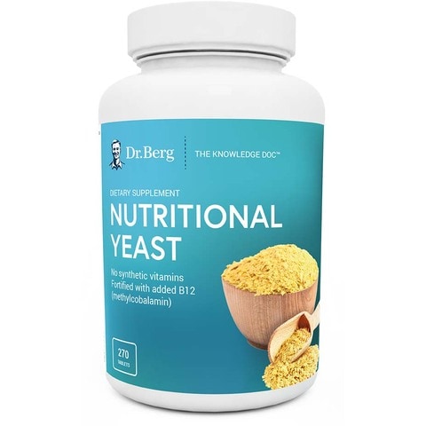 Dr.Berg Nutritional Yeast 270 Tablets,0.00