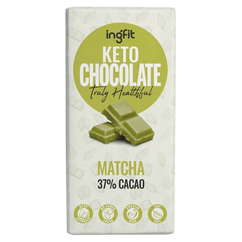 Ingfit Keto Chocolate Matcha 37% Cacao 100g,0.00