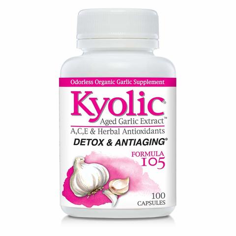 Kyolic Formula 105 Aged Garlic Extract Detox And Anti-Aging (100-Capsules),0.00