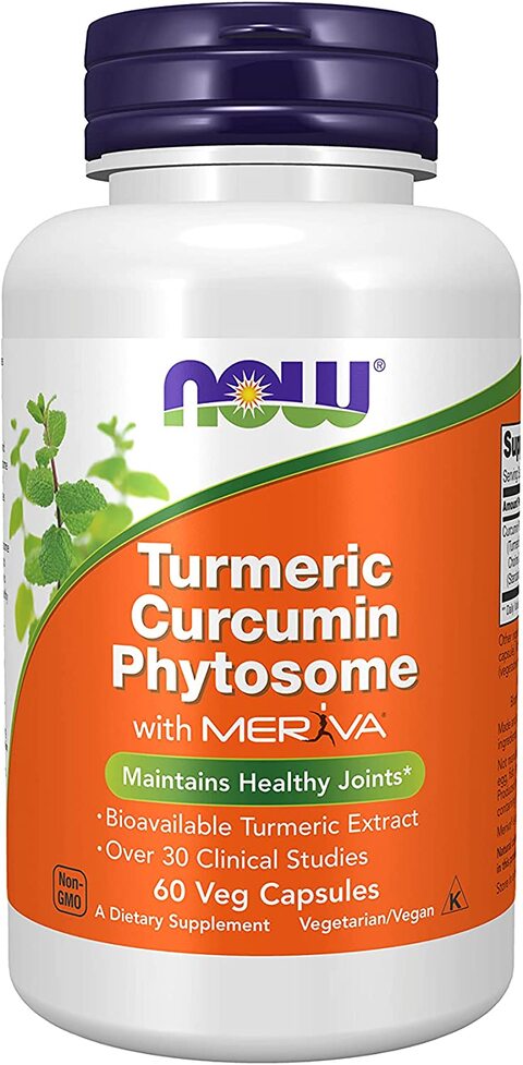 Now Supplements, Curcumin Phytosome, Bio-Enhanced Turmeric Extract, 60 Veg Capsules,0.00