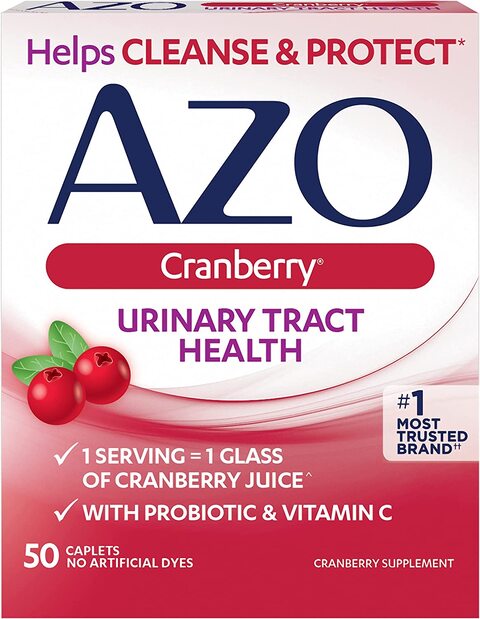 Azo Urinary Tract Health, Cranberry, 50 Caplets,0.00