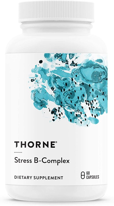Thorne Research, Stress B-Complex, Vitamin B Complex For Stress Support, 60 Capsules,0.00