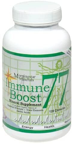 Morningstar Minerals, Immune Boost 77, Mineral Supplement, 120 Veggie Capsules,0.00