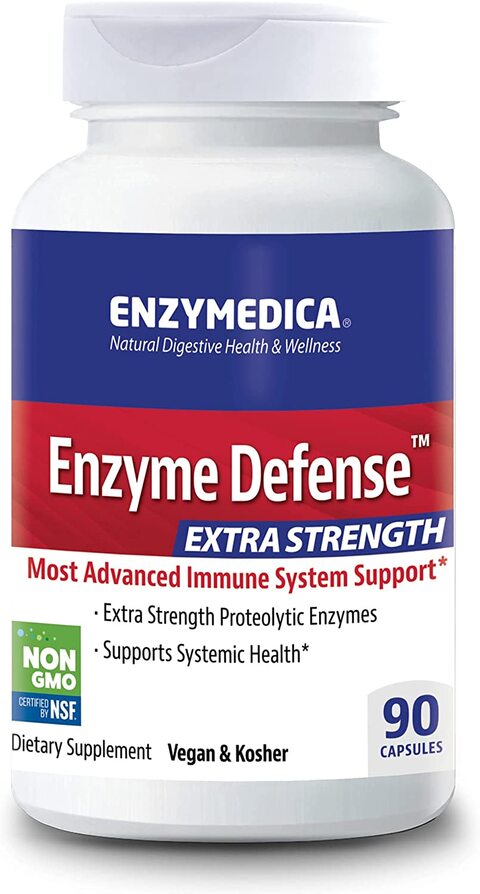 Enzymedica, Enzyme Defense Extra Strength, Most Advanced Immune System Support, 90 Capsules,0.00
