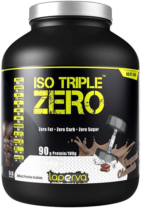 Laperva Iso Triple Zero Protein Powder, Chocolate, 2.25 Kg,0.00