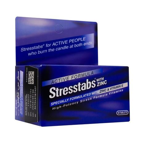 stresstabs with zinc tablets 30's,0.00