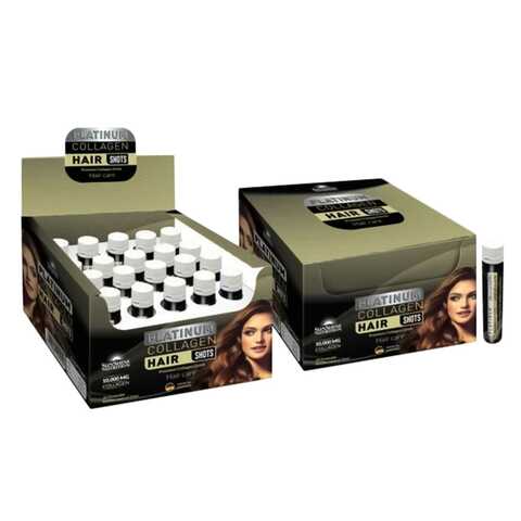 Sunshine Nutrition Platinum Collagen Hair Shots 25ml Pack of 20,0.00
