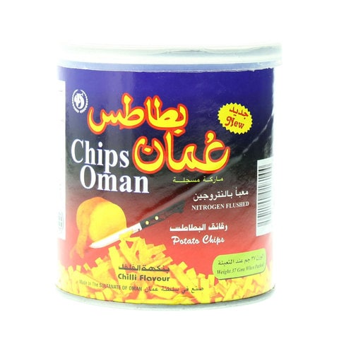 Chips Oman Chilli Flavour Potato Chips 37g,0.00
