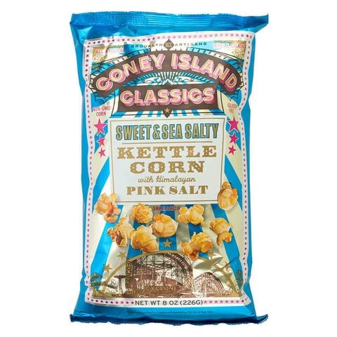 Coney Island Classics Sweet And Sea Salty Kettle Corn With Himalayan Pink Salt 226g,0.00