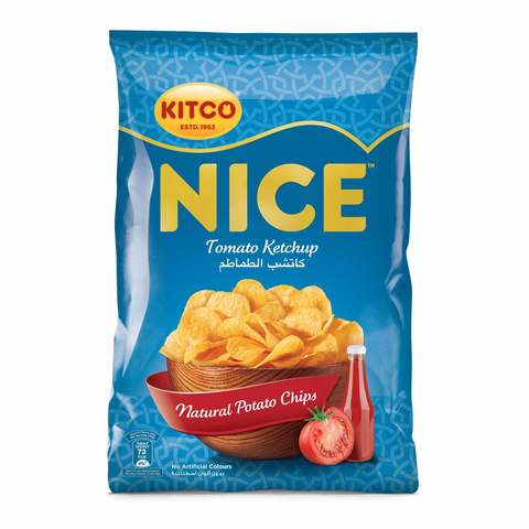 Kitco Nice Tomato Ketchup Chips 14g Pack of 21