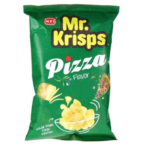 Mr.Krisps Pizza Flavoured Potato Chips 160g,0.00