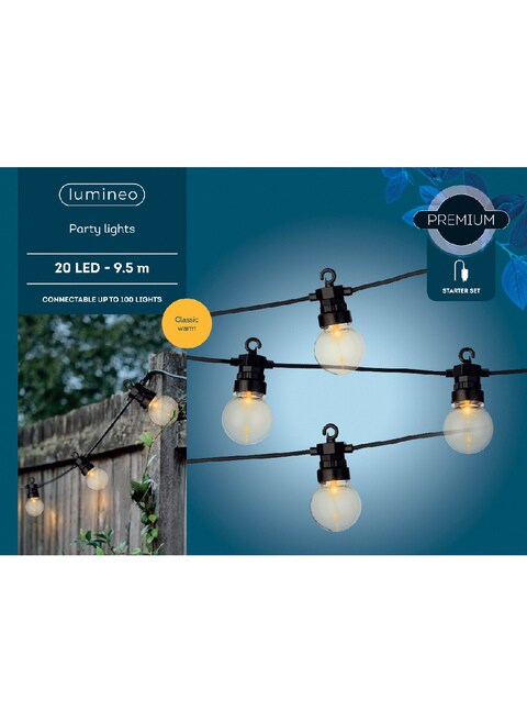 Kaemingk round bulb LED partylight outdoor,0.00