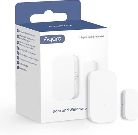 Aqara Door And Window Sensor, Requires Aqara Hub, Zigbee Connection, Wireless Mini Contact Sensor For Alarm System And Smart Home Automation, Compatible With Apple Homekit, Alexa, Works With Ifttt,0.00