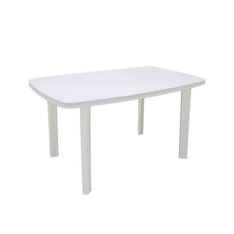 Cosmoplast Rectangular Table White 137x85x70cm,0.00