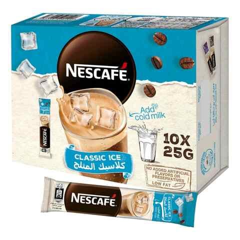 Nescafe Ice Classic 25g Pack of 10,0.00