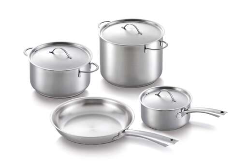 Brabantia Stainless Steel Cookware Set Of 7,0.00