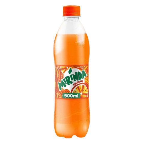 Mirinda Orange Carbonated Soft Drink Plastic Bottle 500ml