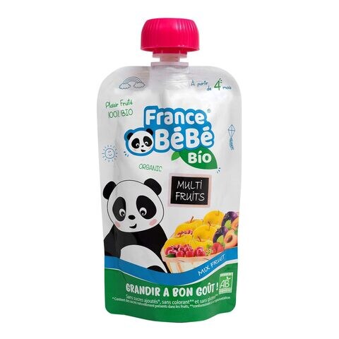 France BeBe Bio Organic Mix Fruit Puree 100g,0.00