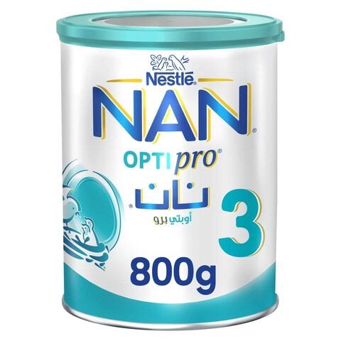 Nestle NAN OPTIPRO 3 Growing up Milk From 1 to 3 Years With 2íFL and BL Probiotic 800g