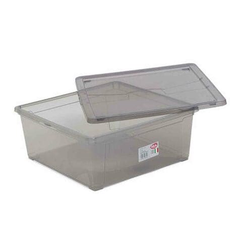 Dea Home Easy Storage Box Warm Grey 18L,0.00
