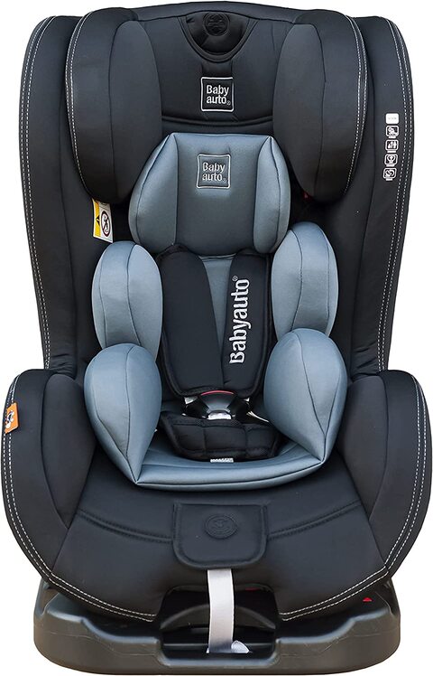 Babyauto Babyauto Taiyang Reclining Baby Car Seat, From Birth To 12 Years, From 0-36 Kg, Group 0+123, Black With Grey Insert,0.00