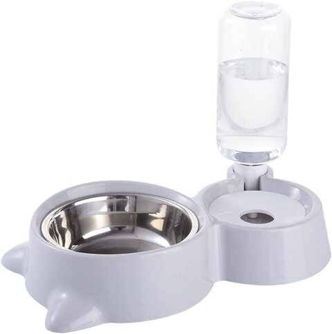 SKY-TOUCH Cat Dog Food Dish Bowl, Pet Food Dish Bowl, and Auto Gravity Pet Water Dispenser, Cat Bowl Set for Small to Medium Dogs and Cats.,0.00