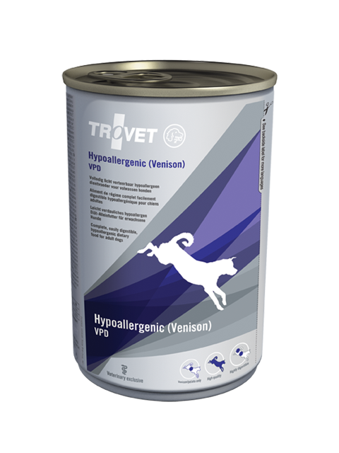 Trovet Hypoallergenic Venison Dog Wet Can 400gms,0.00