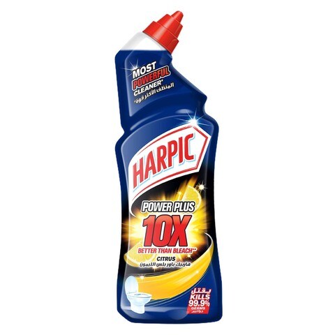Harpic Power Plus 10x Citrus Most Powerful Toilet Cleaner Blue 500ml,0.00