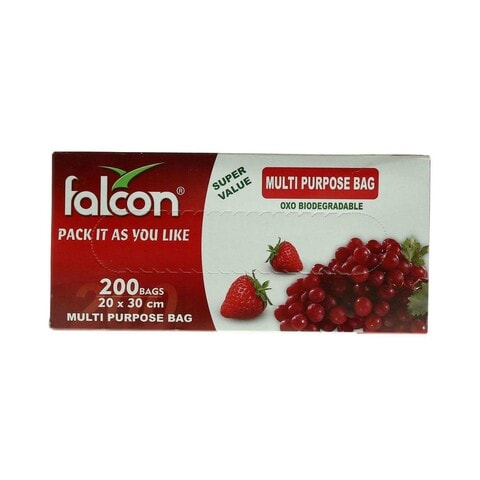 Falcon Oxo-Biodegradable Multi-Purpose Food Storage 200 Bags