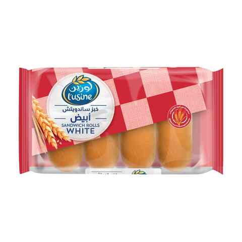 l'usine Sandwich Roll White 50g Pack of 4