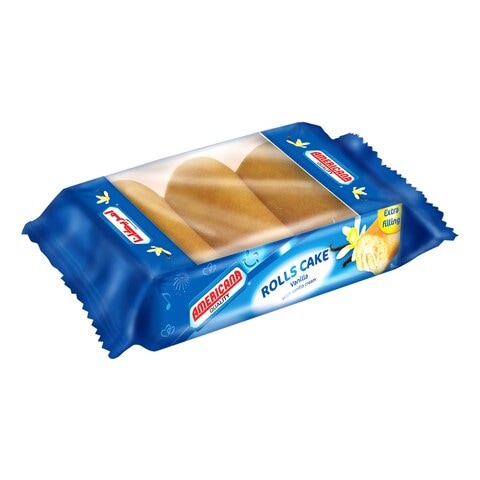 Americana Vanilla Rolls Cake 6 PCS