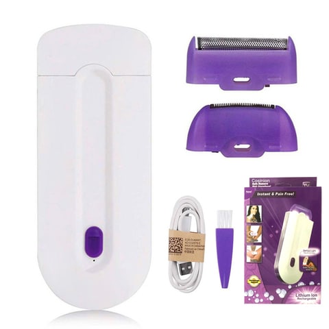 Generic - Women Laser Rechargeable Epilator Remover Smooth Touch Hair Removal Instant Pain Free Razor Sensor- Light Technology Hair Remove,0.00