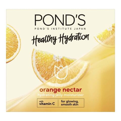 Pond's Juice Collection Healthy Hydration Orange Nectar Gel Moisturizer Yellow 50g,0.00