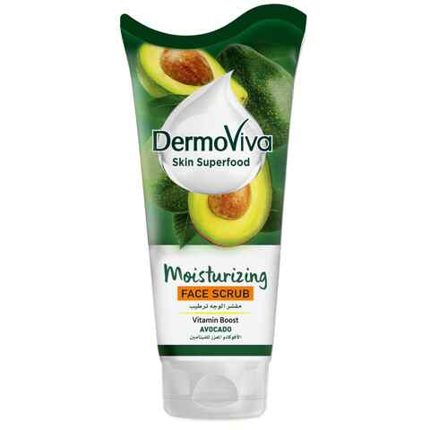 DermoViva Face Scrub Avocado 150ml,0.00