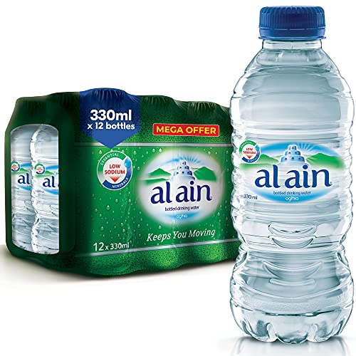 Al Ain Bottled Drinking Water Mega offer Pack - 330 ml (Pack of 12)