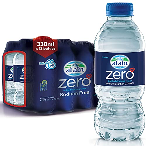 Al Ain Zero, Bottled Drinking Water - 330ml (Pack of 12)