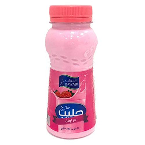 Al Rawabi Fresh Strawberry Dairy Milk U.A.E, 200 ml,0.00