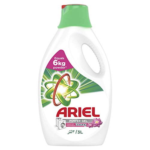 Ariel Automatic Power Gel Laundry Detergent Touch of Freshness Downy 3 L, Pack of 1