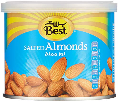 BEST SALTED ALMONDS CAN 110GM