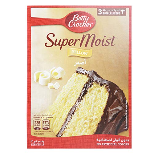 Betty Crocker Super Moist Yellow Cake Mix, 500 gm,0.00
