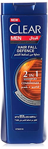 Clear Men's Anti-Dandruff Shampoo Hair Fall Defence, 200ml, Package may vary,0.00